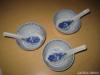 3 személyes Kínai porcelán leveses tányér.