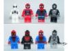 Lego Pókember figurák Spiderman figura Iron Spider Venom Carnage 8db