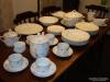 Antik porcelán étkészlet 35 részes