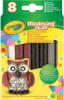Crayola Natúr színű gyurma - 8 db-os