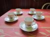 5 személyes porcelán kávéskészlet