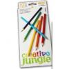 12 darabos, hegyezett és lakkozott színes ceruza készlet Creavive Jungle - Színes ceruzák - 199Ft - Színes ceruza készlet