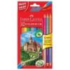 Színes ceruza készlet 12 3db Faber-Castell 120112 3 Bicolor