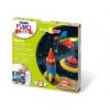 Gyurma készlet, 4x42 g, égethető, FIMO Kids Form Play űrjárművek