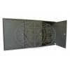 Szerszámos szekrény fali, perforált hátfallal, 3 ajtós - fekete (TB001)