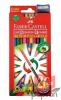 Faber-Castell színes ceruza 12db hegyező bicolor