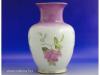 0A091 Régi rózsás Hollóházi porcelán váza