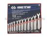King Tony csillag-villáskulcs készlet 12db-os 8-22mm (1272MR01)