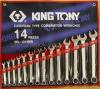 King Tony csillag-villáskulcs készlet 14db 8-24mm (1215MR)