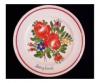 Virág mintás kerámia és porcelán tányérok