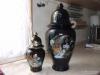 Antik 2 db olasz porcelán urna, váza tetővel eladó!