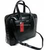 Giudi laptoptartós,fekete, fém zippes bőr üzleti táska G5103TCOL-03