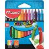 Zsírkréta, MAPED Color Peps Wax, 12 különböző szín